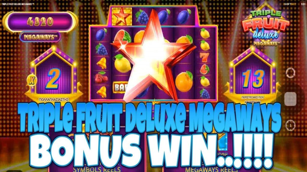 Triple Fruit Deluxe Megaways slot machine