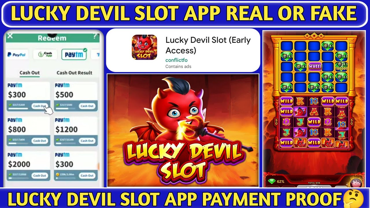 does lucky devil slots pay real money